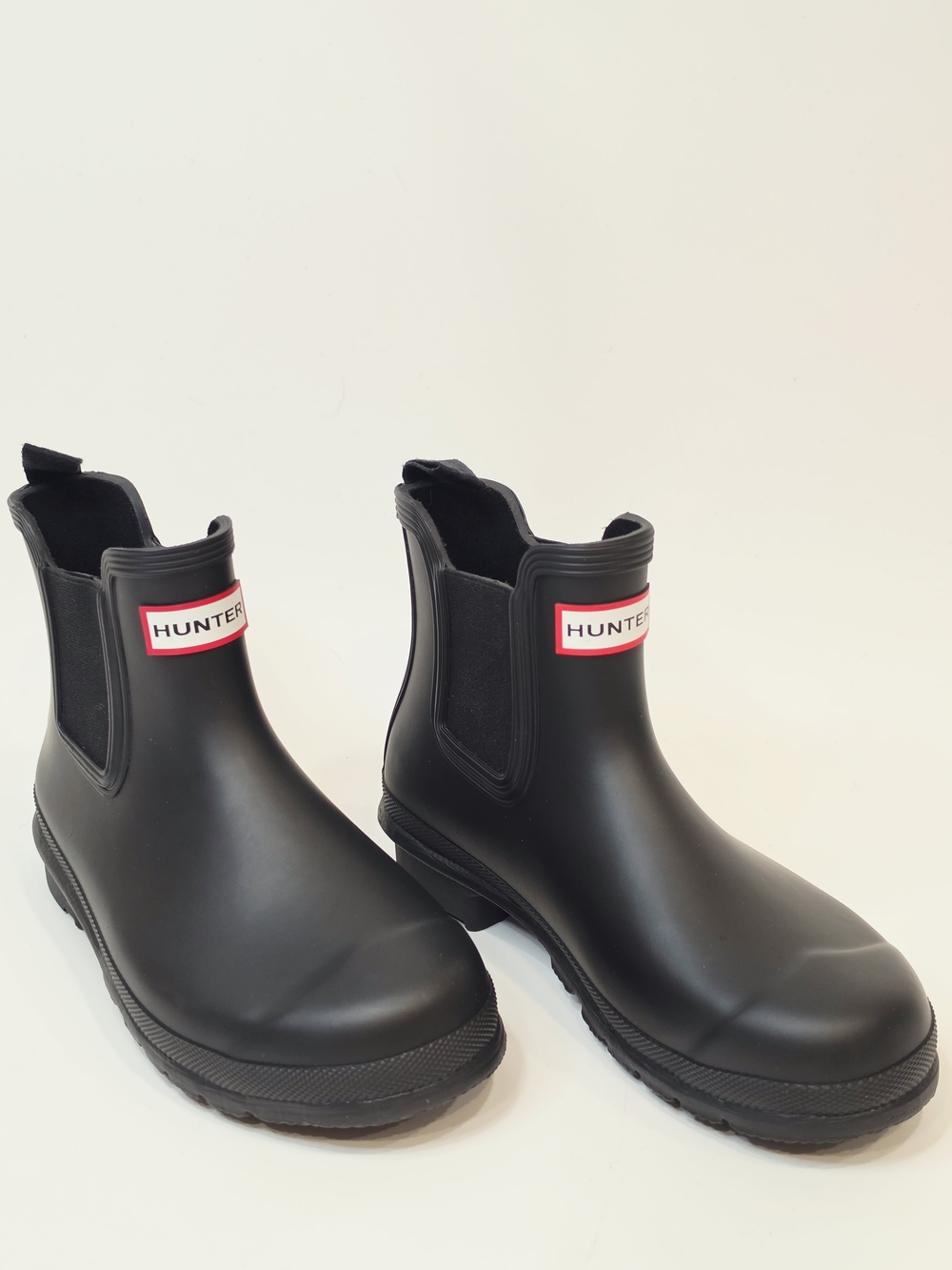Hunter Black Chelsea Short Rain Boots